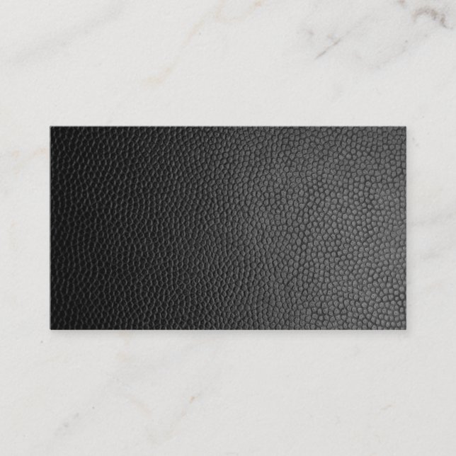 Carte De Visite Peau de serpent noire  (Devant)