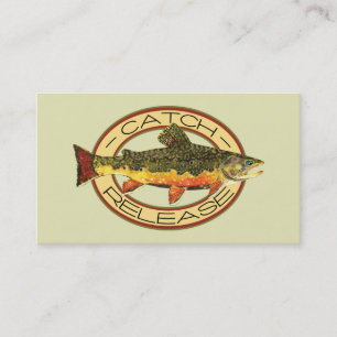 Carte De Visite Pêche à la mouche à la truite