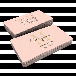 Carte De Visite Pêche Monogramme moderne