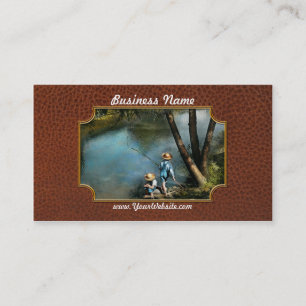 Carte De Visite Pêche - Pêche terminée" - 1940