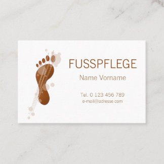 Carte De Visite Pédicure