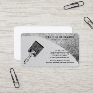Carte De Visite Peintre