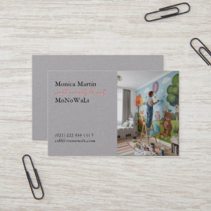 Carte De Visite Peintre de fresque murale
