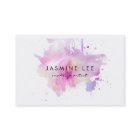 peintre de maquillage moderne chic aquarelle viole