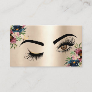 Carte De Visite Peintre de maquillage Wink Eye Beauté Bourgogne Fl