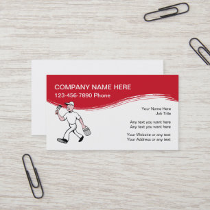 Carte De Visite Peintre moderne Businesscards