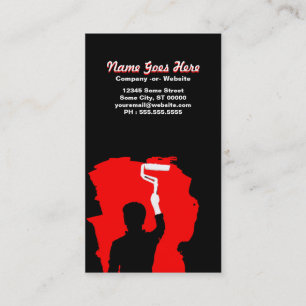 Carte De Visite peintre professionnel