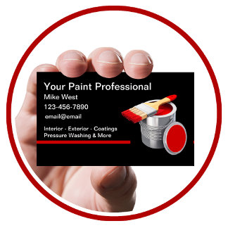 Carte De Visite Peintre professionnel
