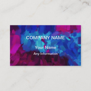 Carte De Visite Peinture Abstraite Art Abstrait 7