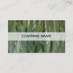 Carte De Visite Peinture Abstraite verte 2