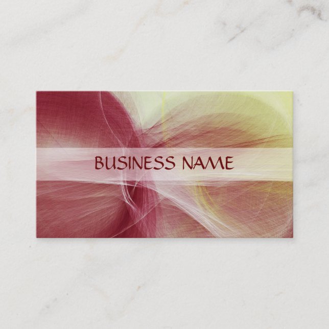 Carte De Visite Peinture Art Abstrait 11 (Devant)