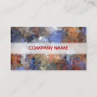 Carte De Visite Peinture artistique Abstraite 2