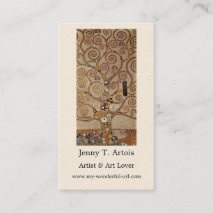 Carte De Visite Peinture de Gustav Klimt "L'arbre de vie" (1909)