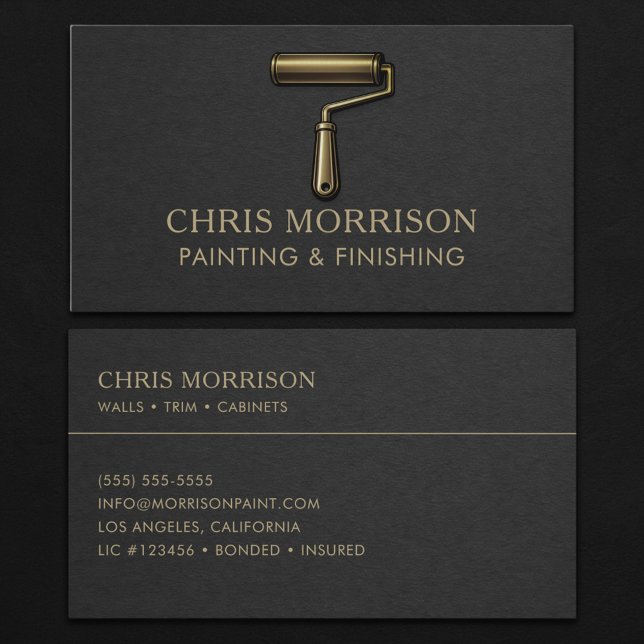 Carte De Visite Peinture & Finition Professionnel  (Créateur téléchargé)