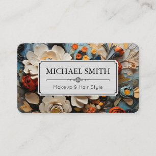 Carte De Visite Peinture Floral Élégant Moderne #2