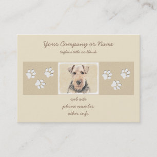 Carte De Visite Peinture galloise Terrier - Cute Original Chien Ar