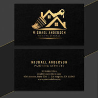 Peinture moderne or & noir Service Maison Peintre
