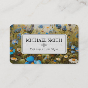 Carte De Visite Peinture Vintage Floral Élégant Moderne #2