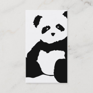Carte De Visite peluche de panda