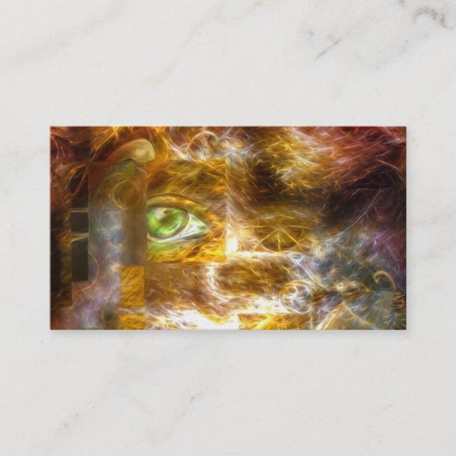 Carte De Visite Pensées et dimensions (Devant)