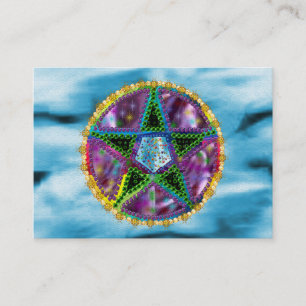 Carte De Visite Pentagone étoilé de sorcière