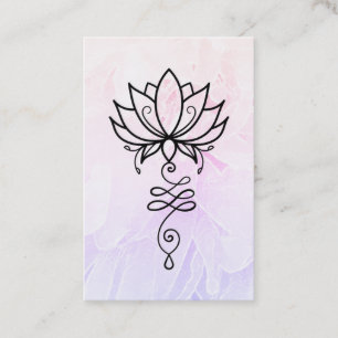 Carte De Visite *~* Peony Nirvana Géométrie Sacrée Lotus Reiki
