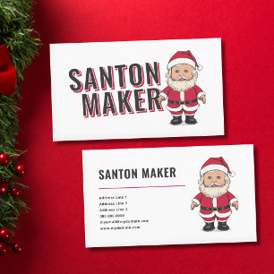 Carte De Visite Père Noël - Fabricant de Santons