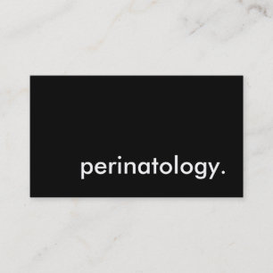 Carte De Visite périnatologie.