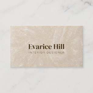 Carte De Visite Perle Brillante Beige Élégant Moderne