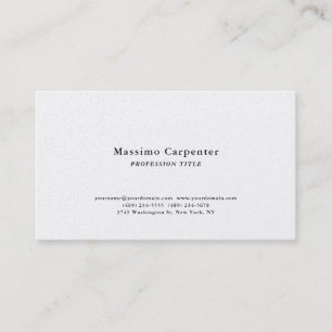 Carte De Visite Perle Élégant Simple Minimaliste