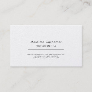Carte De Visite Perle Élégant Simple Minimaliste