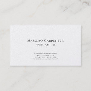 Carte De Visite Perle Élégant Simple Moderne Minimaliste