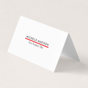Carte De Visite Perle Premium Minimaliste Tendance Professionnel S
