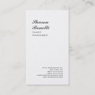 Carte De Visite Perle Premium Professionnelle Minimaliste Classiqu