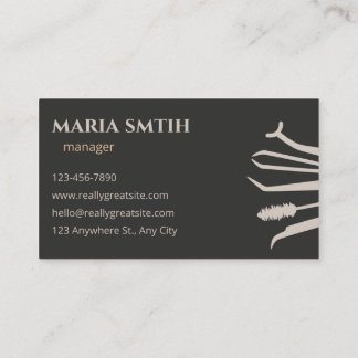 Carte De Visite Personal Beauty & Lifestyle Advisor