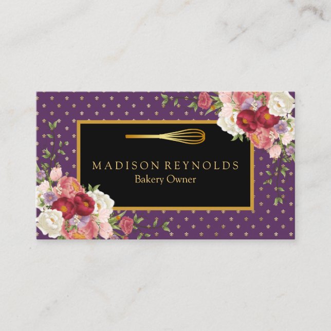 Carte De Visite Personalized Custom Your Own Photo & Text (Devant)