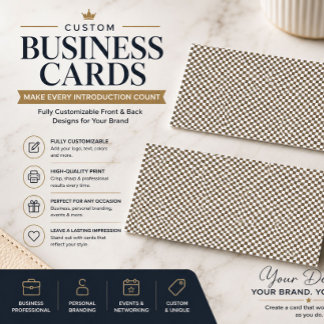 Carte De Visite Personalized Professional Business Cards