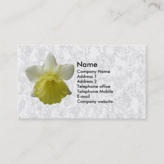 Carte de visite personnalisable Daffodil