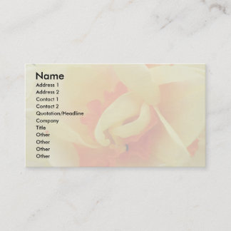 Carte de visite personnalisable de jonquille