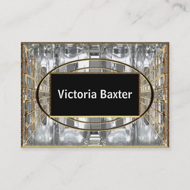 Carte De Visite Personnalisable Glace de Marquea (Devant)