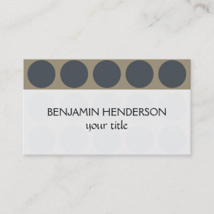 Carte De Visite Personnalisable Pois n'importe quelle couleur sur