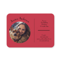 Carte de visite Personnalisable Pour Animaux De Co