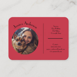Carte de visite Personnalisable Pour Animaux De Co
