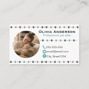 Carte de visite personnalisable pour gardien de co