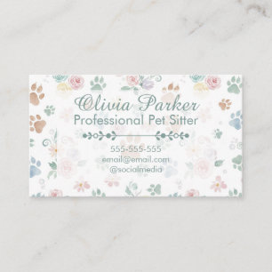 Carte de visite personnalisable pour gardien de co