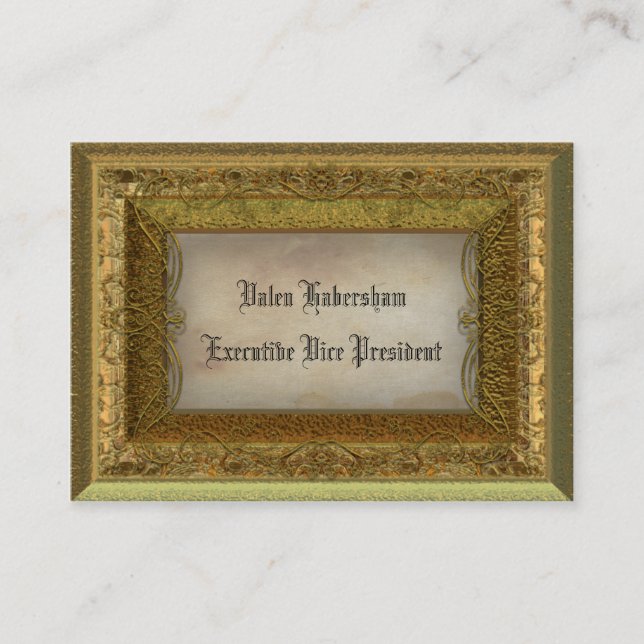 Carte De Visite Personnalisable victorien de McMyles (Devant)