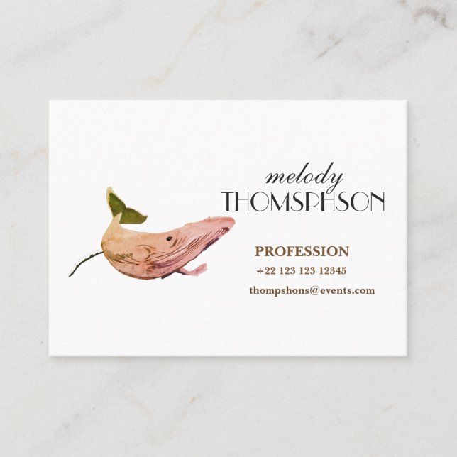 Carte De Visite Personnalisé (Devant)