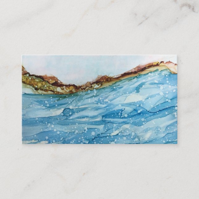 carte de visite personnalisé et dessiné à la main (Devant)