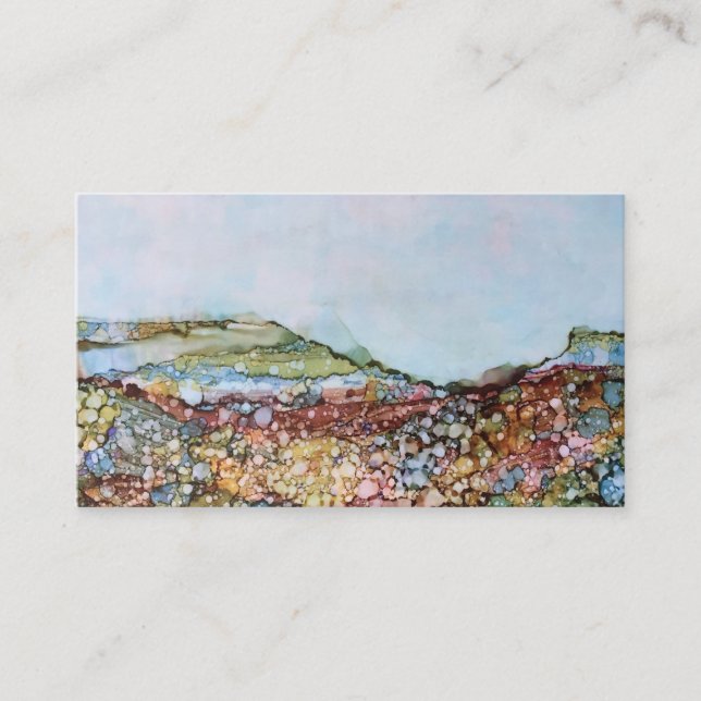 carte de visite personnalisé et dessiné à la main (Devant)