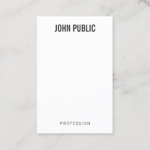 Carte De Visite Personnalisé Minimaliste Professionnel Moderne Ver